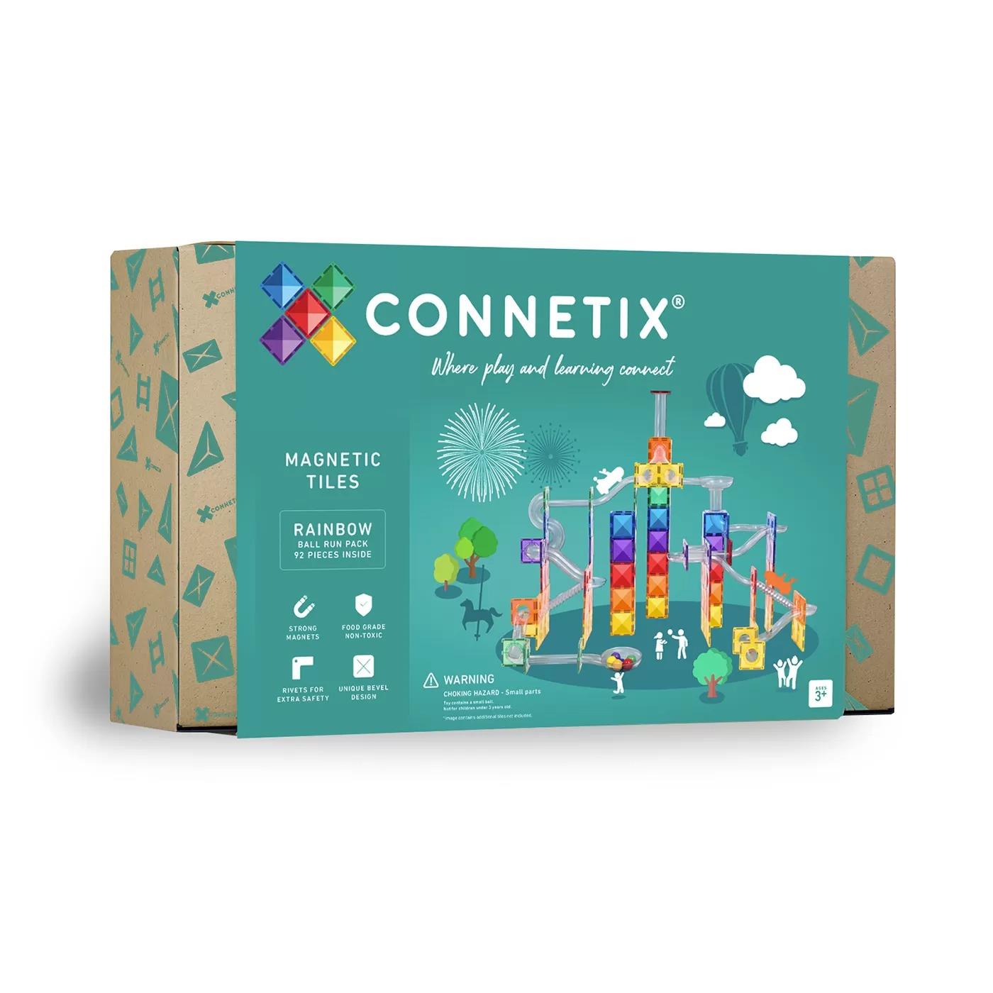 Connetix-Rainbow Ball Run Set-92 Parça