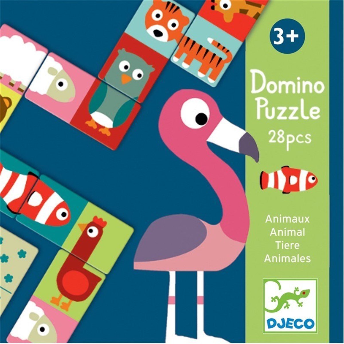 Djeco Domino Puzzle-Animals