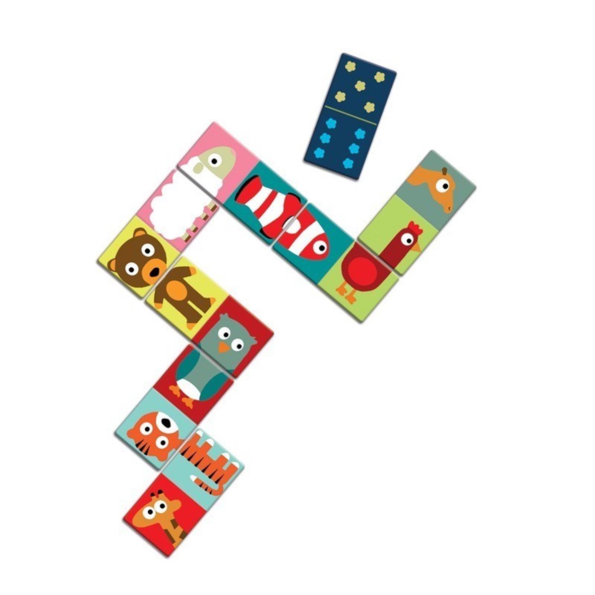 Djeco Domino Puzzle-Animals