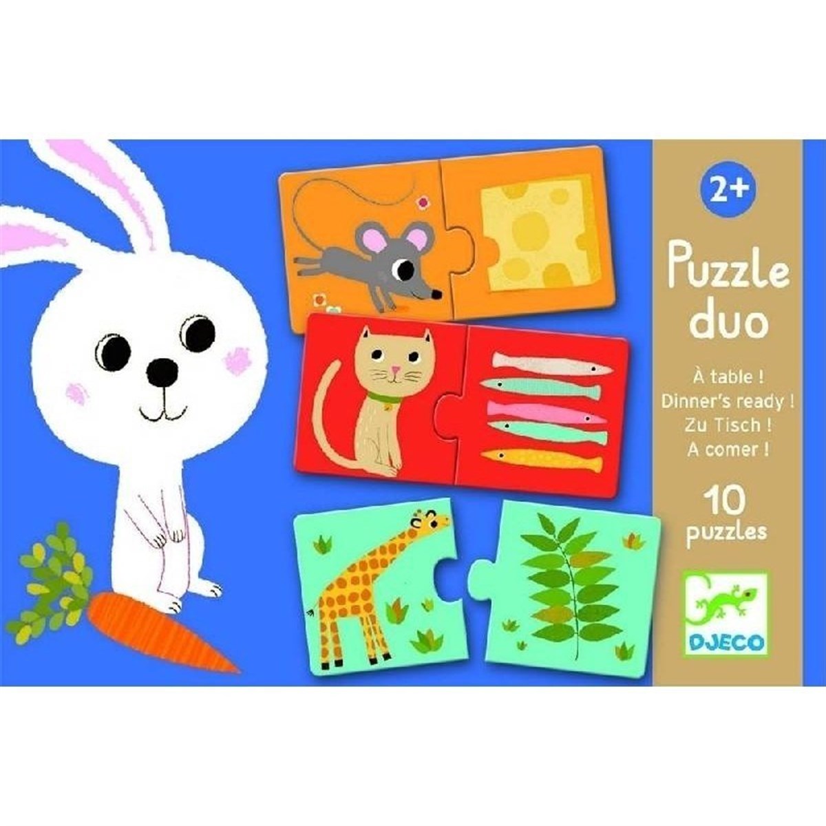Djeco İkili Puzzle-Duo Dinner