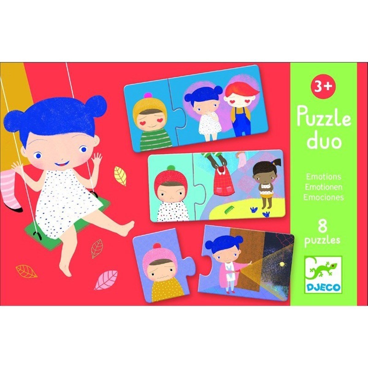 Djeco İkili Puzzle-Emotions