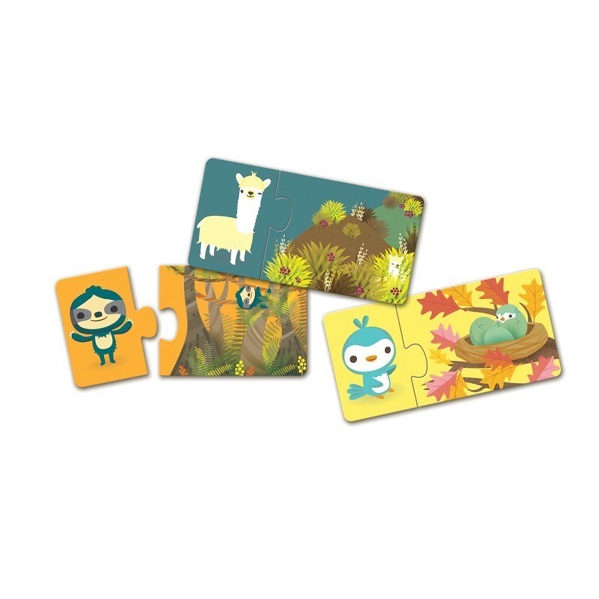 Djeco İkili Puzzle-Hide and Seek