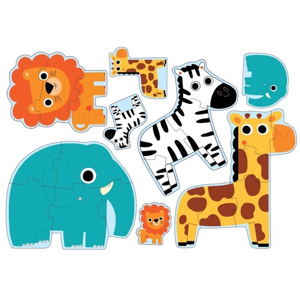 Djeco İlerleyen Puzzle-In The Jungle