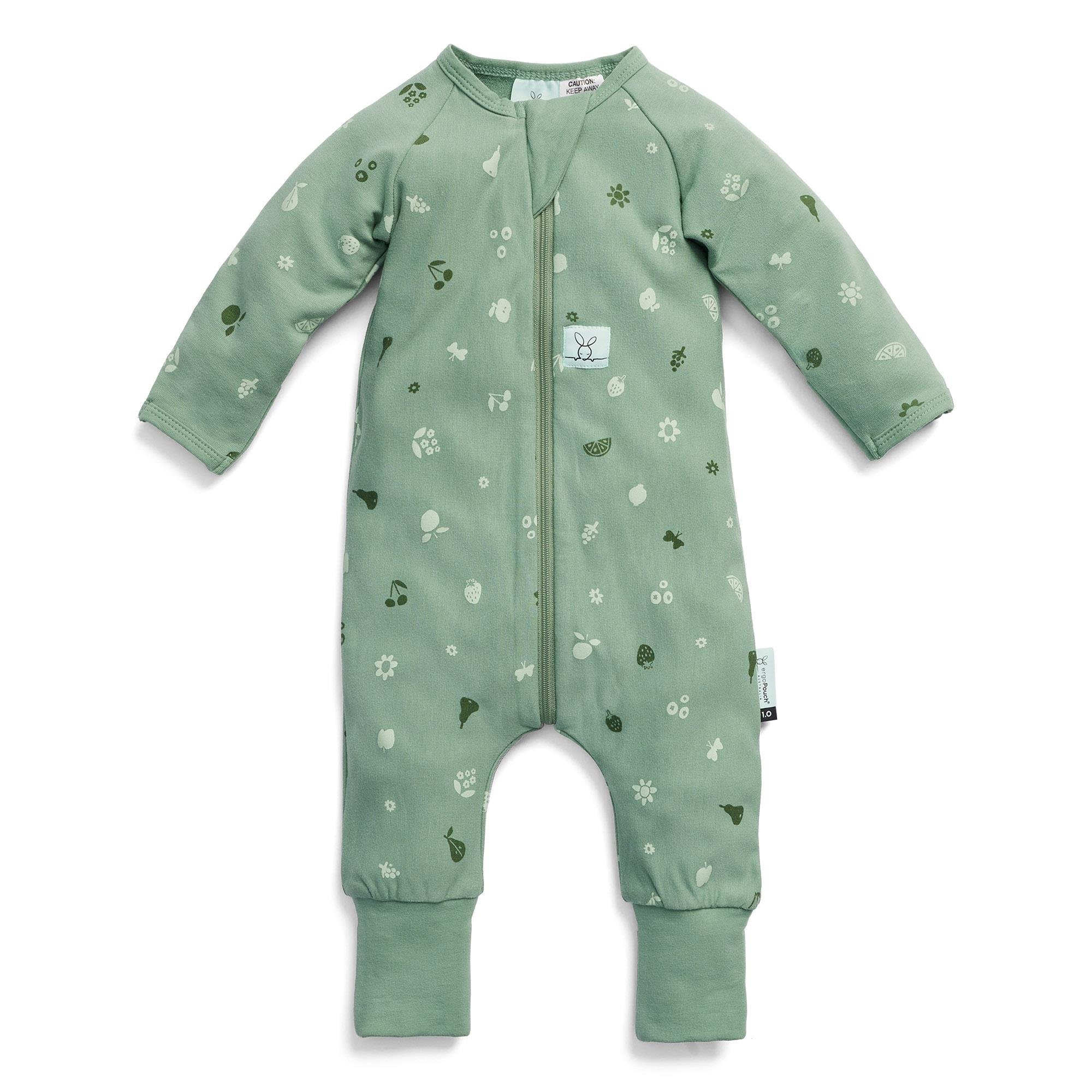 Ergopouch 1 TOG Organik Pamuklu Patikli Pijama Tulum-Sweet Orchard
