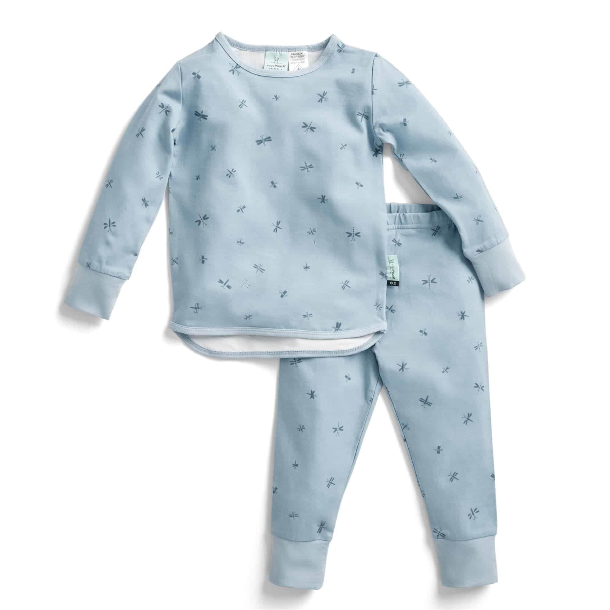 Ergopouch Organik Pamuklu 2 Parça Uzun Pijama- 1 TOG-Dragonflies