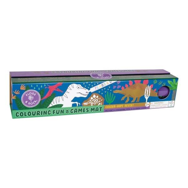 Floss & Rock-Boyanabilir Aktivite Matı-Dino