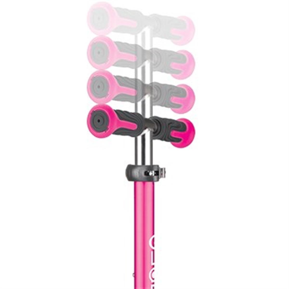 Globber Elite  Deluxe Flash Full Işıklı Scooter-Pembe
