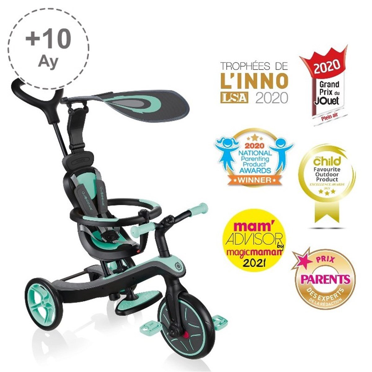 Globber Explorer 4 in 1 Bisiklet-Mint