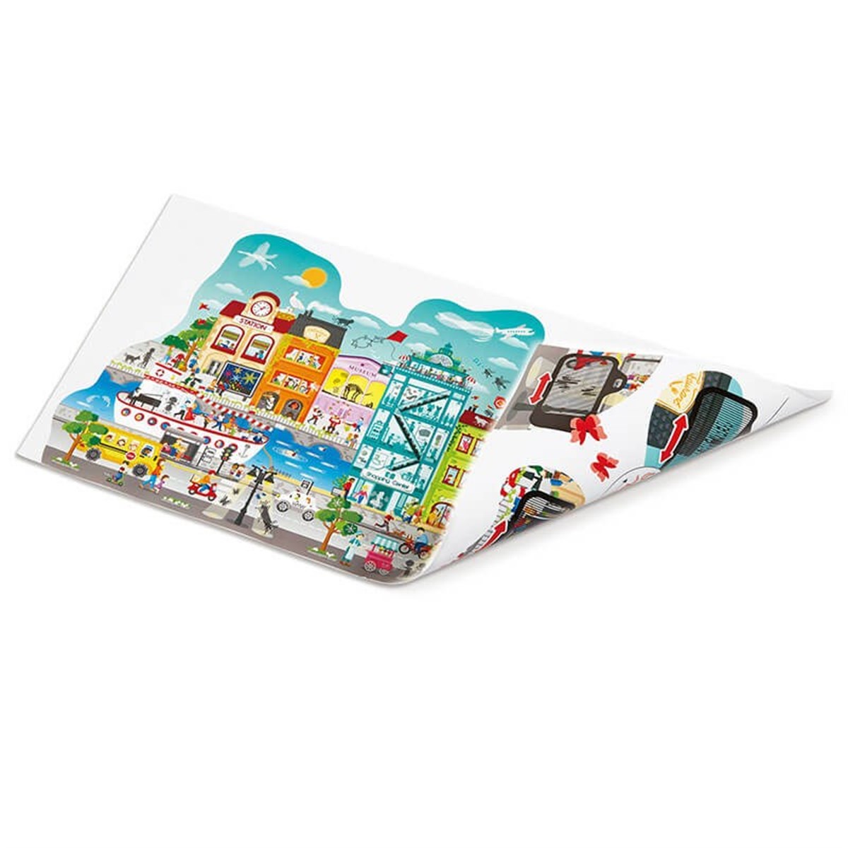 Hape-Puzzle Hareketli Şehir Yapbozu