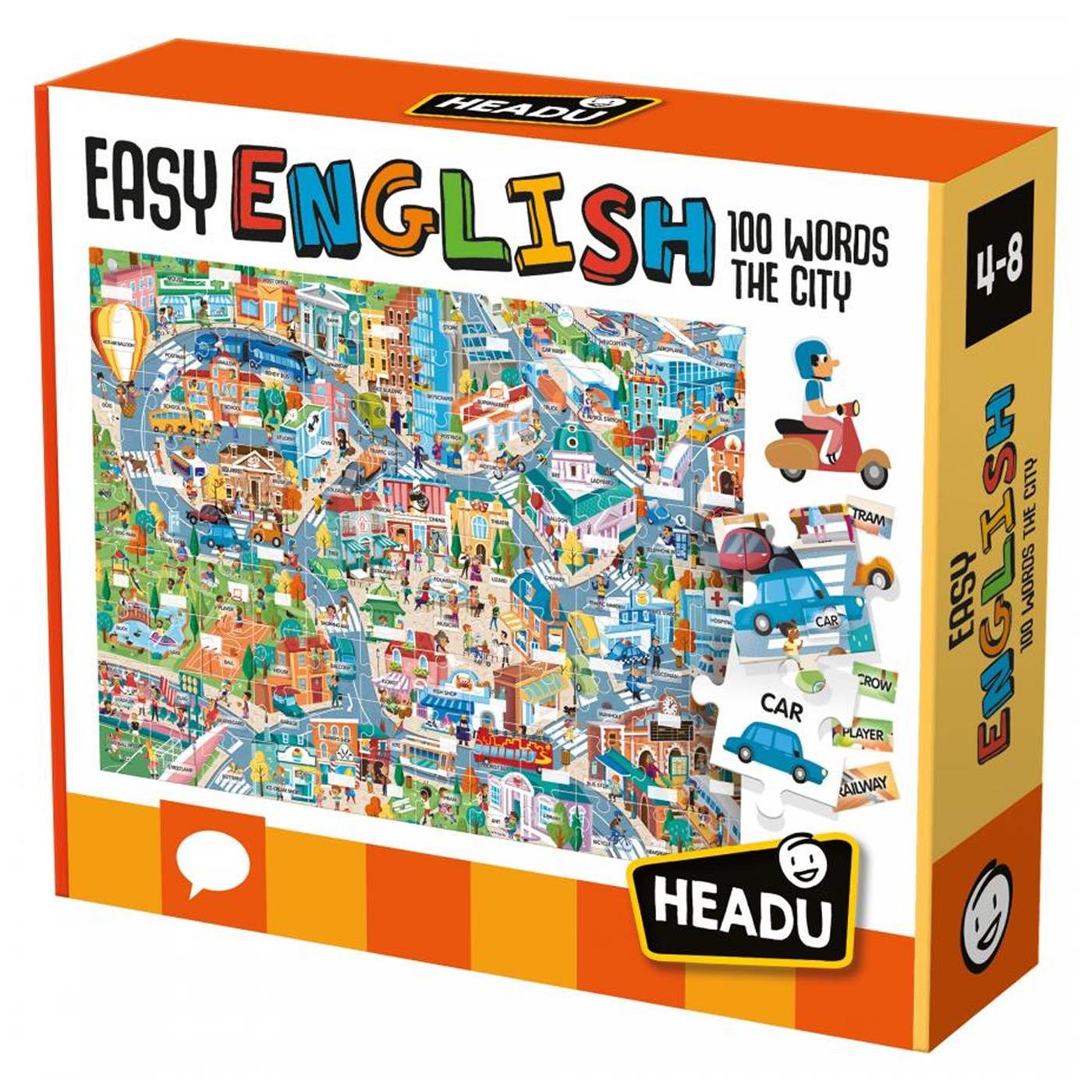 Headu Easy English 100 Words The City
