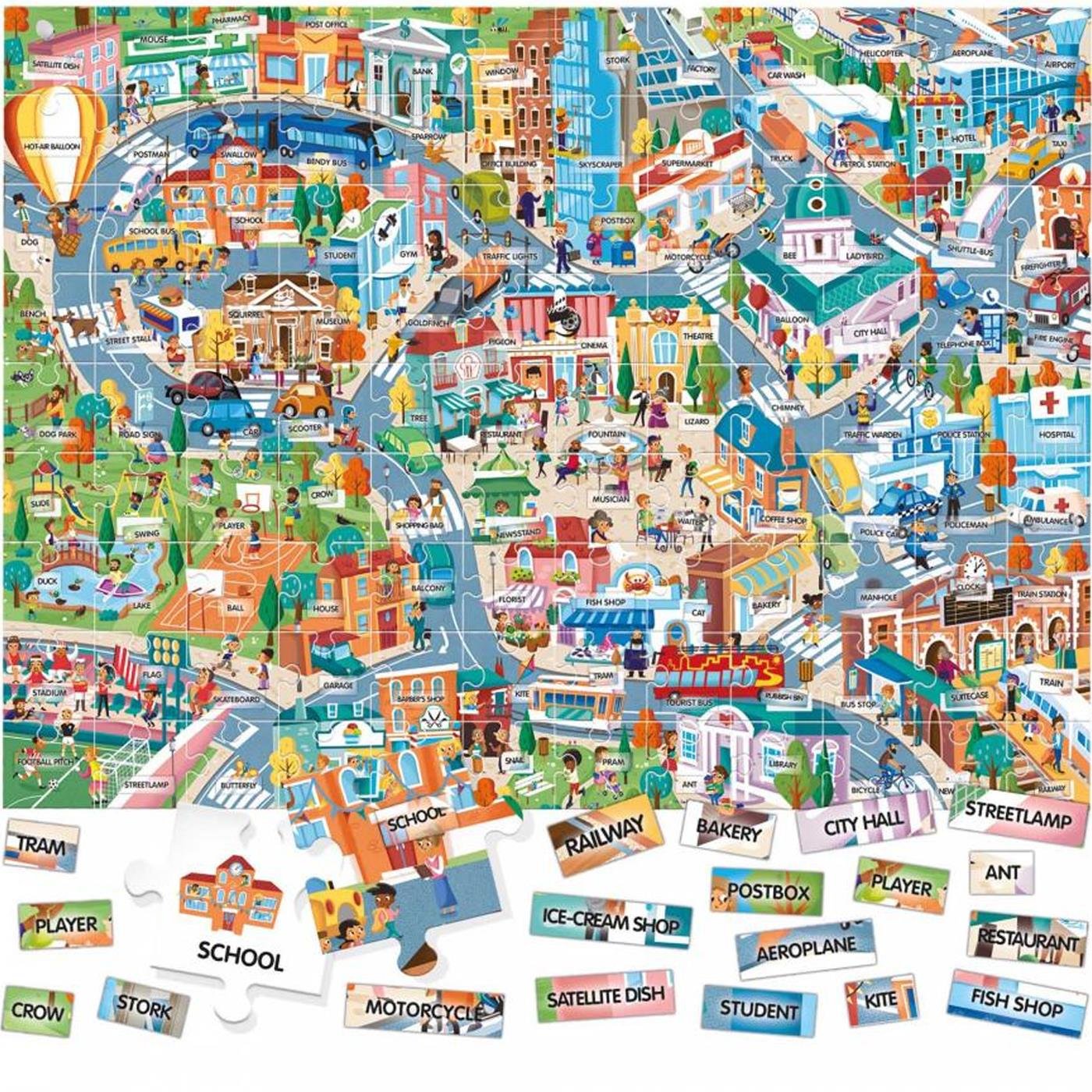 Headu Easy English 100 Words The City