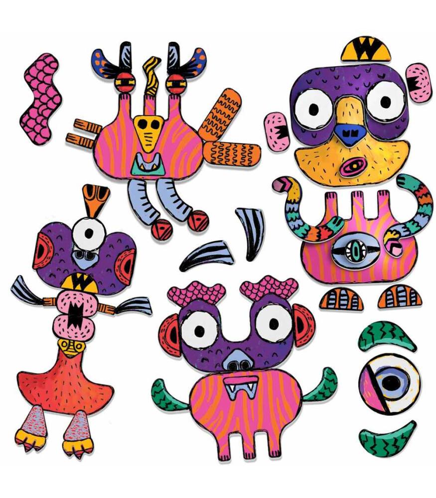 Headu - Ecoplay Funny Monsters