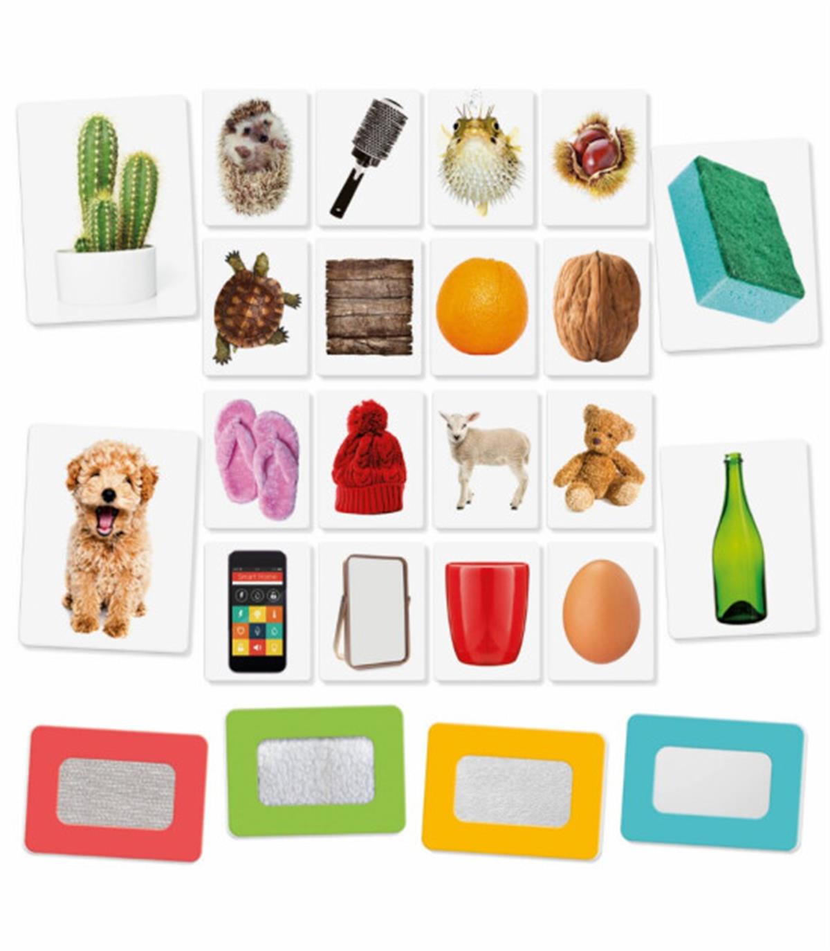 Headu - Flashcards Tactile Montessori-Doku Kartları