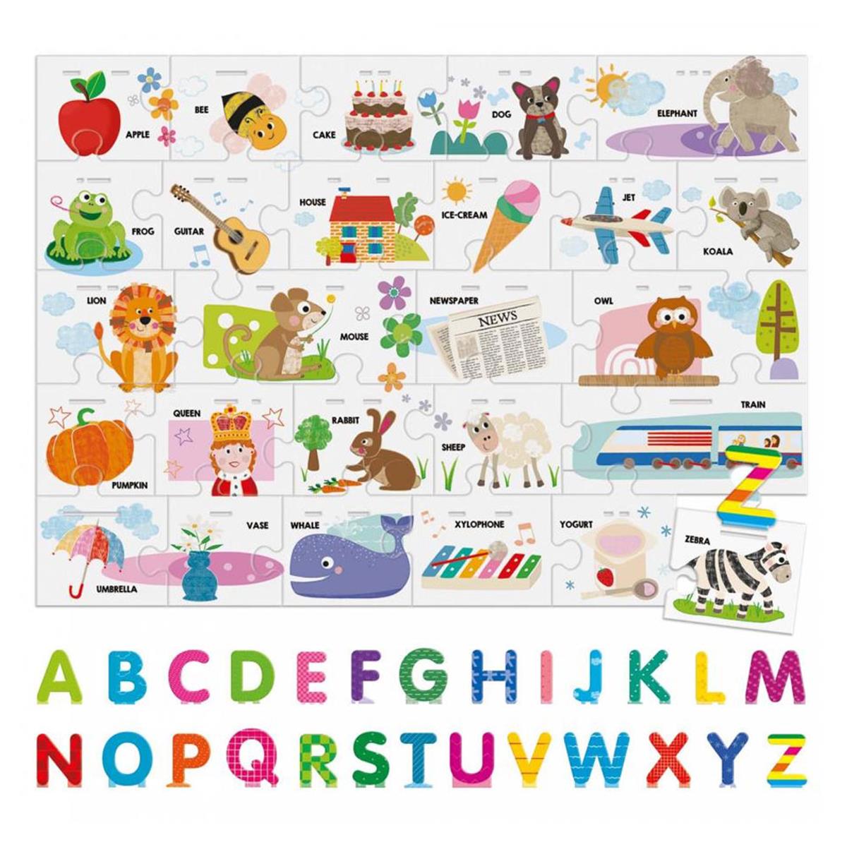 Headu - Montessori Alphabet Puzzle 3D (3-6 yaş)