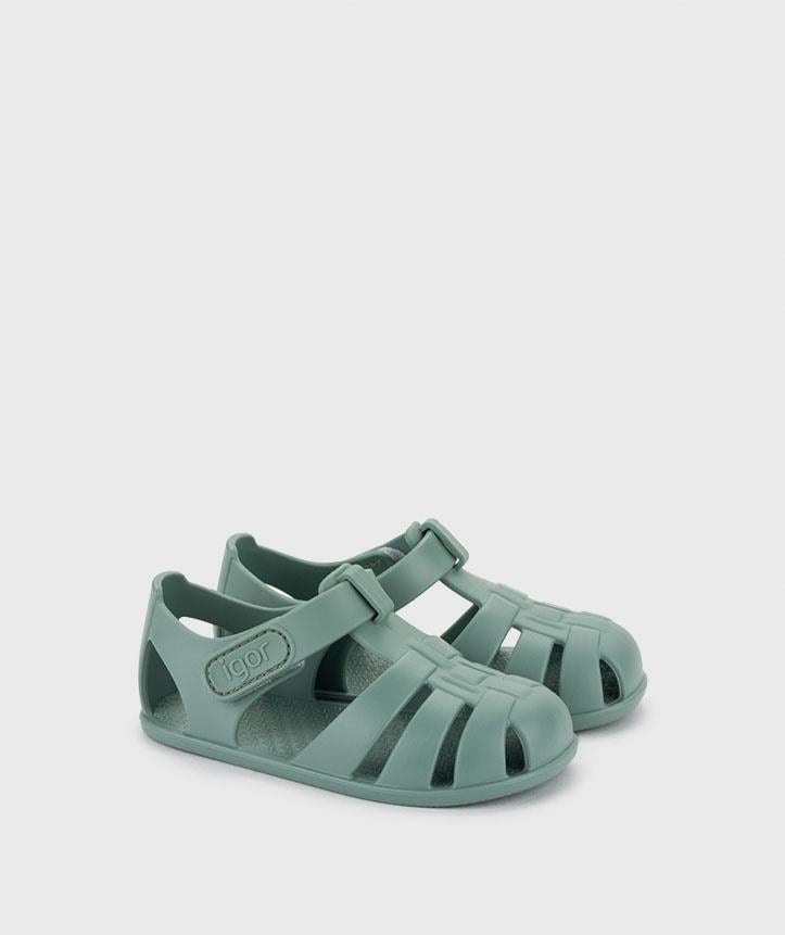İgor Nemo Solid Sandalet-Verde