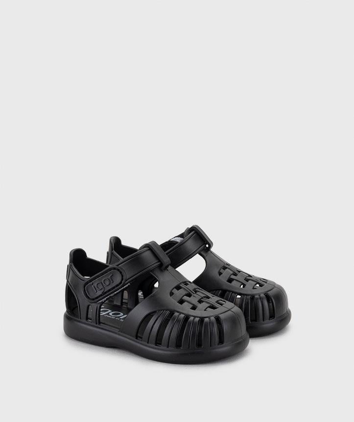 İgor Tobby Solid Sandalet-Negro
