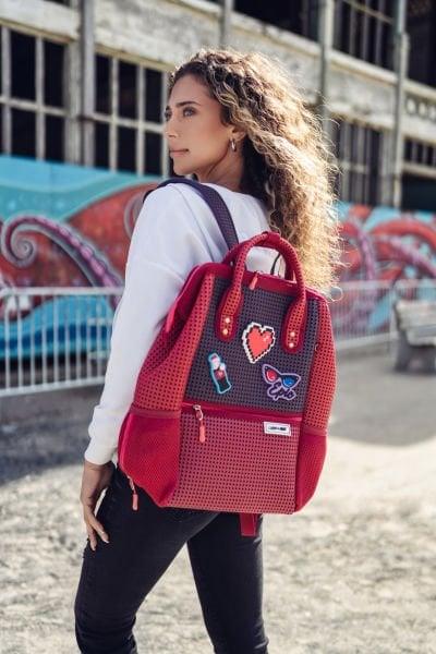 LIGHT PLUS NINE-Tweeney Short Sırt Çantası-Multi Rose