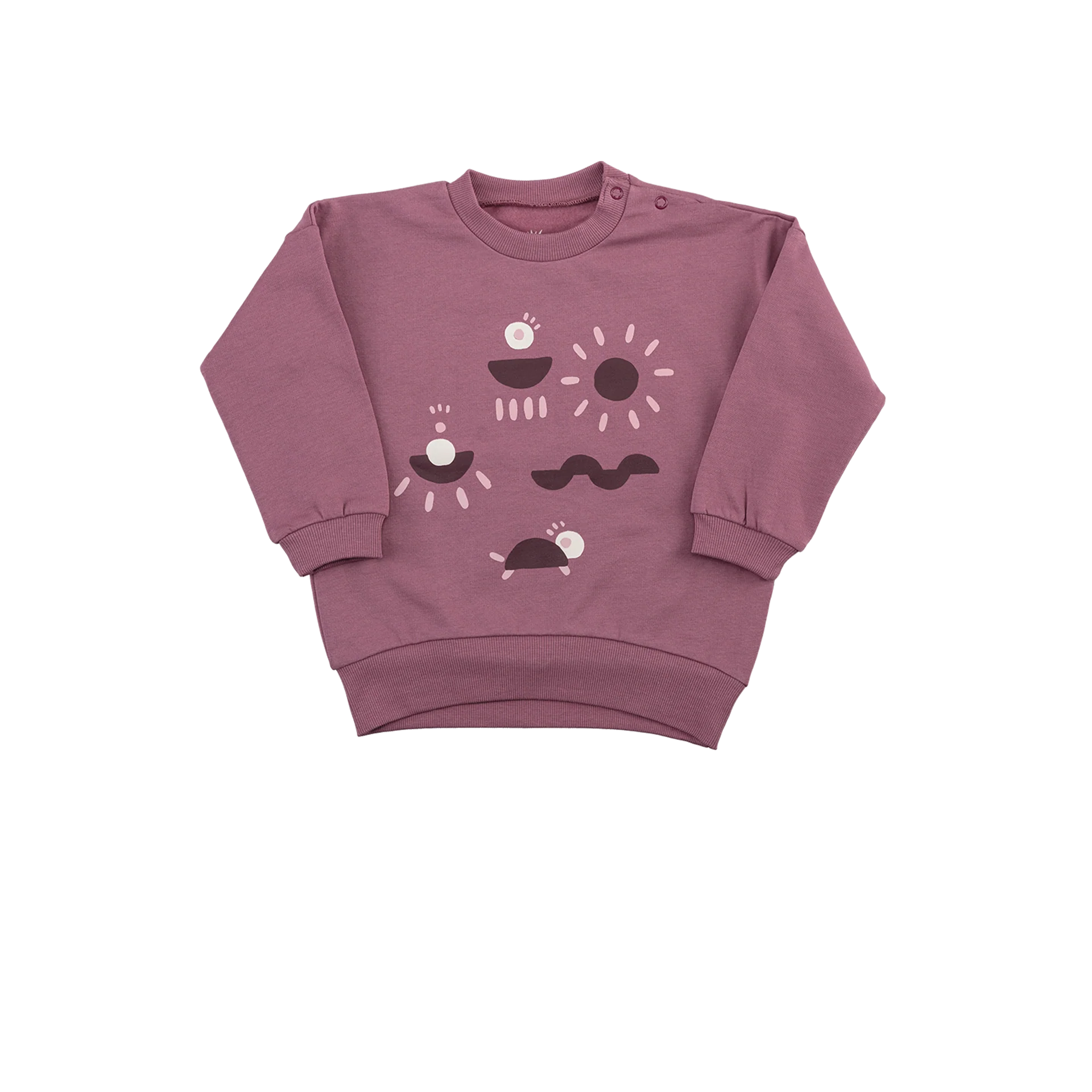 Little Yucca-Grow Sweatshirt-Koyu Pembe