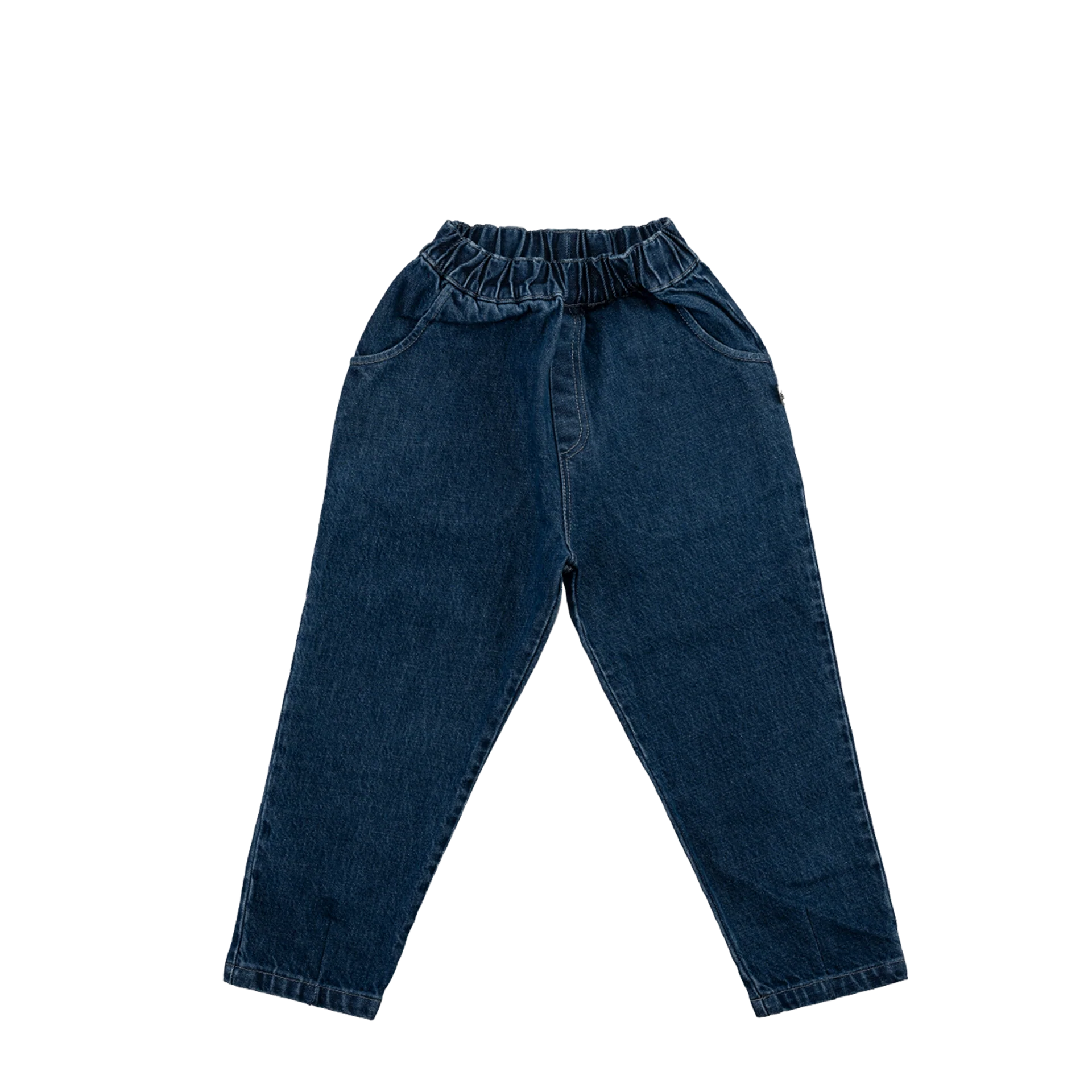 Little Yucca-Slouchy Denim Pantolon-İndigo
