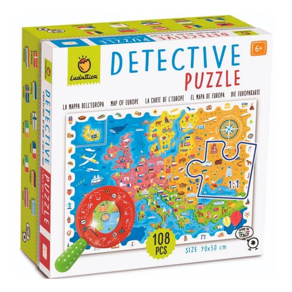 Ludattica-Dedektif Puzzle - Avrupa Haritası