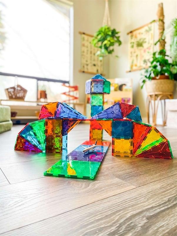 Magna-Tiles Clear Color-100 Parça