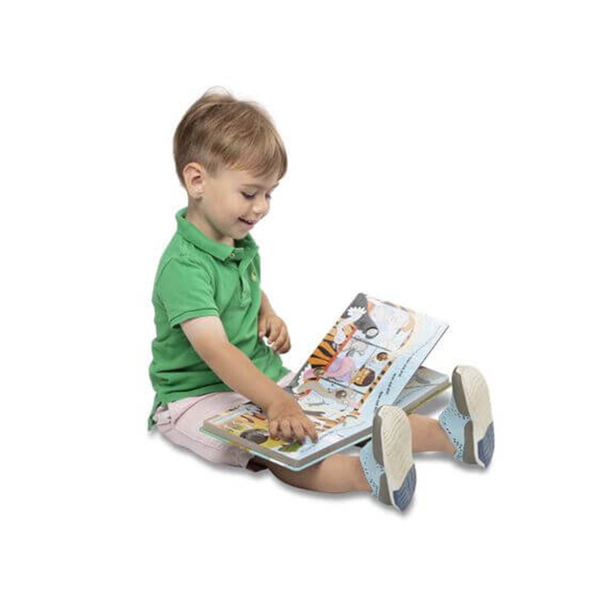 Melissa Doug-Poke a Dot İnteraktif  Kitap-The Wheels on the Bus