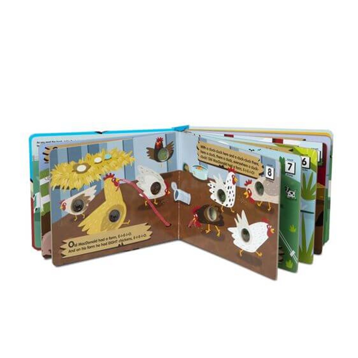 Melissa Doug-Poke a Dot İnteraktif  Kitap-Old Mc Donald's Farm