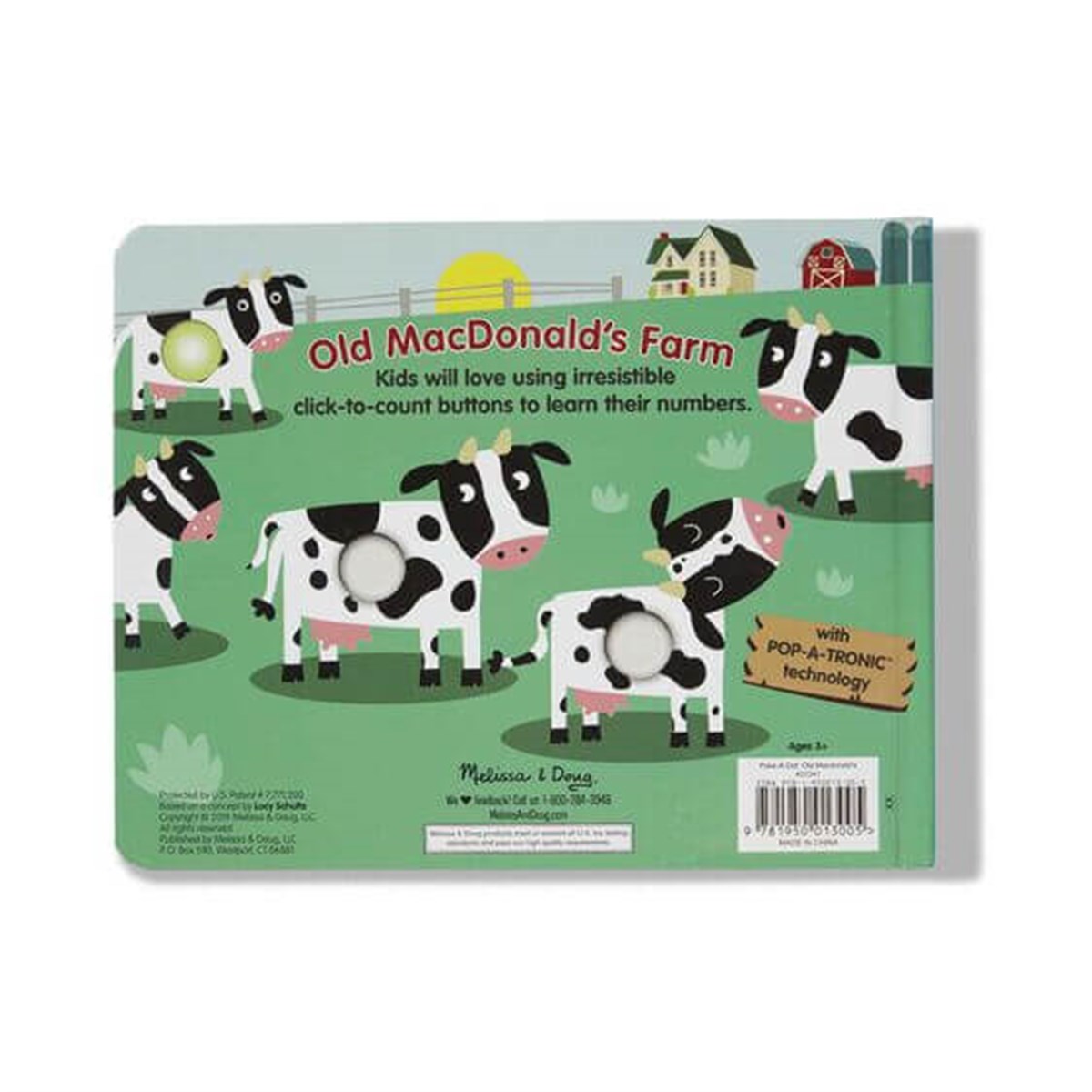 Melissa Doug-Poke a Dot İnteraktif  Kitap-Old Mc Donald's Farm