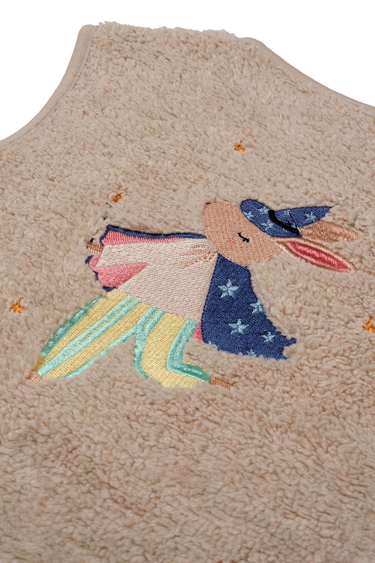 Mielakids-Magic Rabbit Peluş Yelek-Bej
