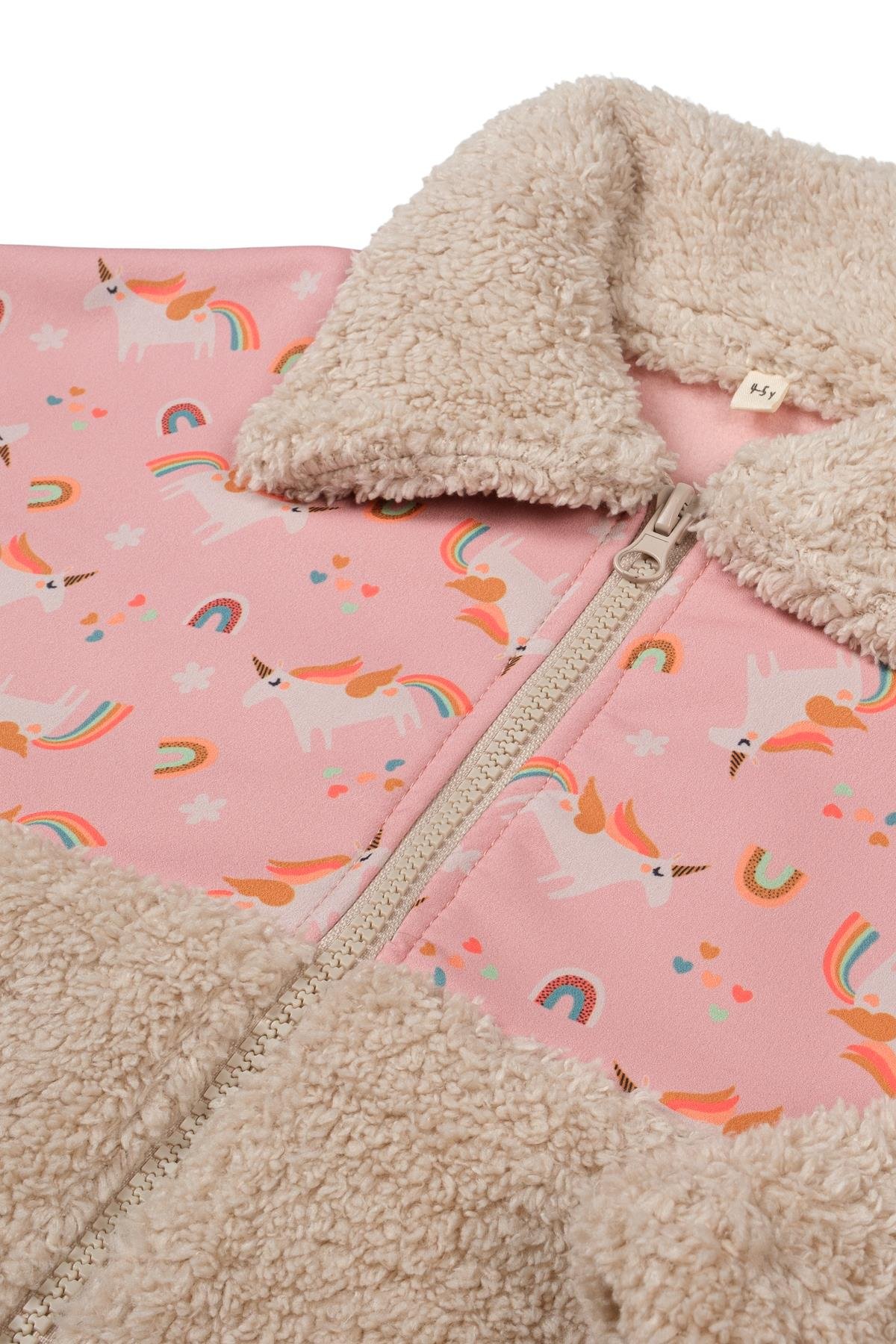 Mielakids-Unicorn Teddy Ceket-Somon