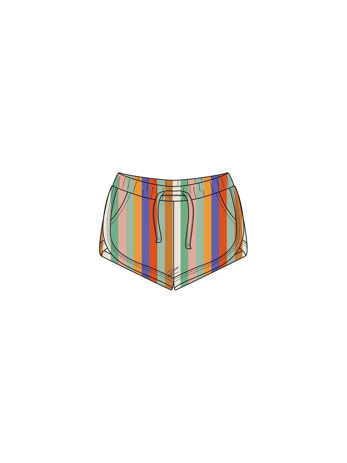 Mielakids Uzun Kollu Mayo Set-Candy Stripes