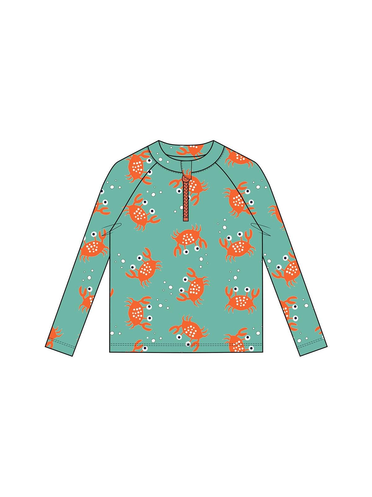 Mielakids Uzun Kollu Mayo Set-Crazy Crab