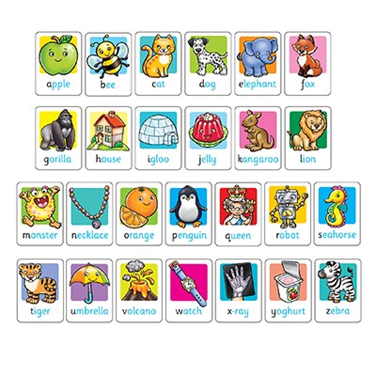 Orchard-Alphabet Flashcards (3-7 yaş)