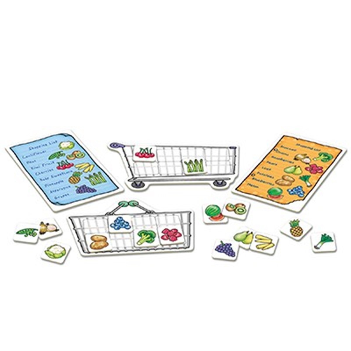 Orchard-Shopping List Fruits and Vegetables (3-7 yaş)