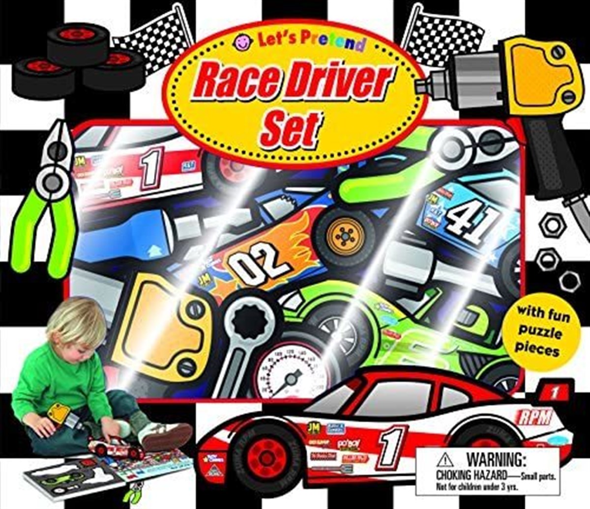 Priddy Books-Let's Pretend Race Driver