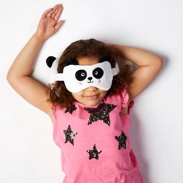 Relaxeazzz-Seyahat Yastığı ve Göz Maskesi-Panda