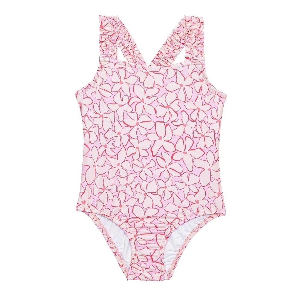 Sandmother-Lilac Blossom Uv Korumalı Kız Çocuk Mayo