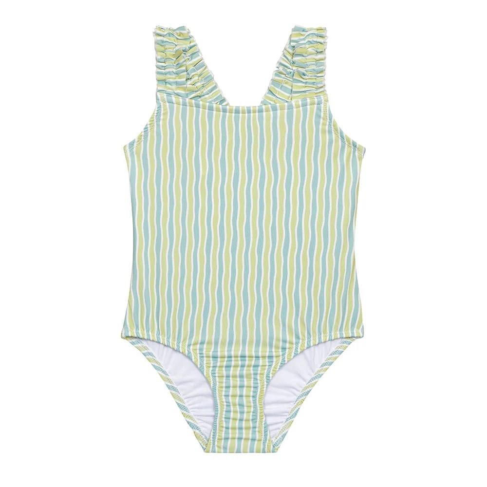 Sandmother-Lime Oasis Uv Korumalı Kız Çocuk Mayo