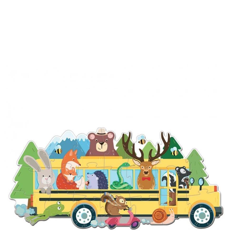 Sassi-Giant Puzzle and Book-Animals on the Bus