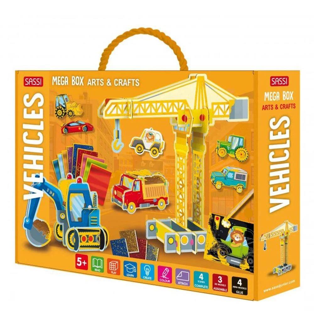 Sassi-Mega Box Arts and Crafts - Vehicles