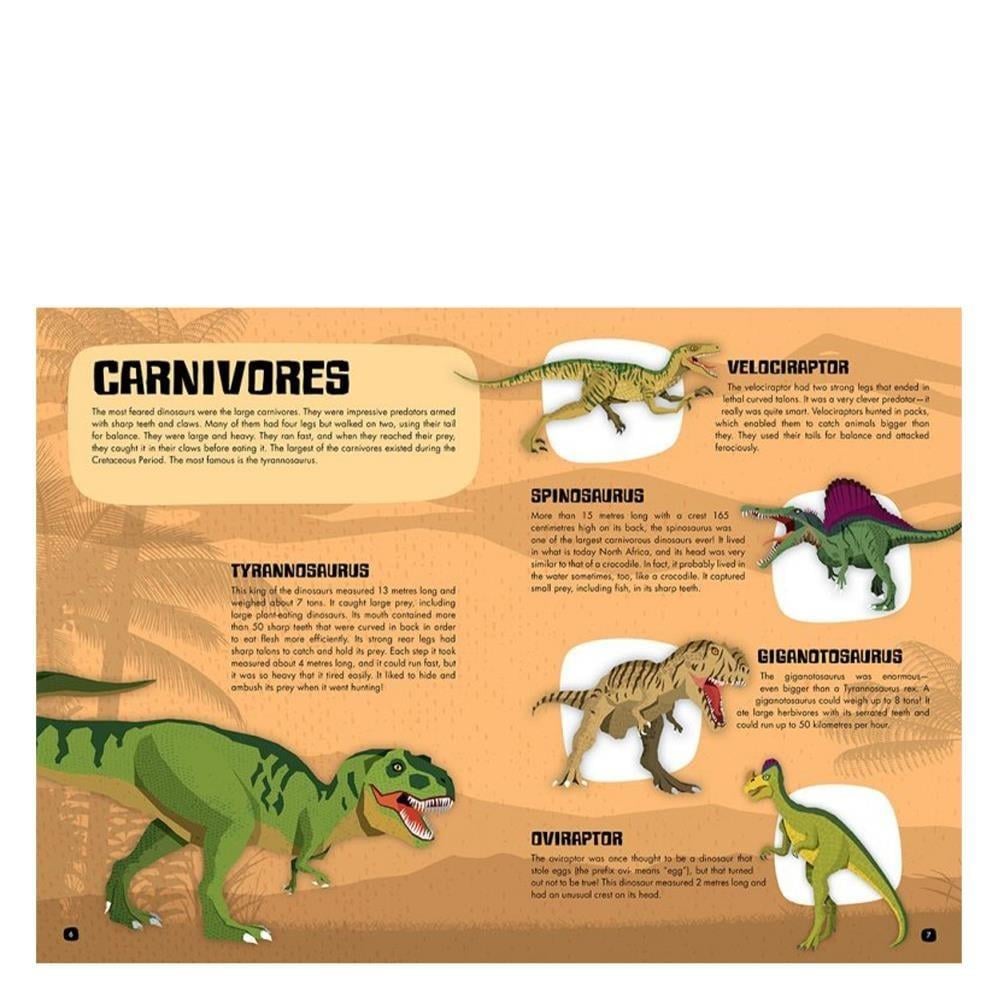 Sassi-The World of Dinosaurs-Puzzle and Book
