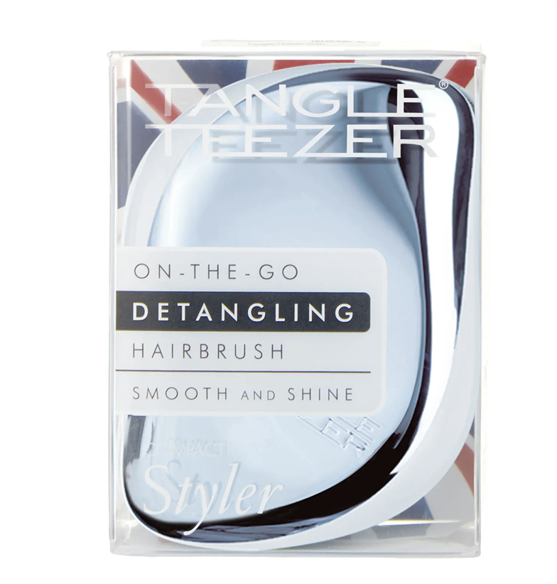 Tangle Teezer-Compact Styler-Baby Blue Chrome