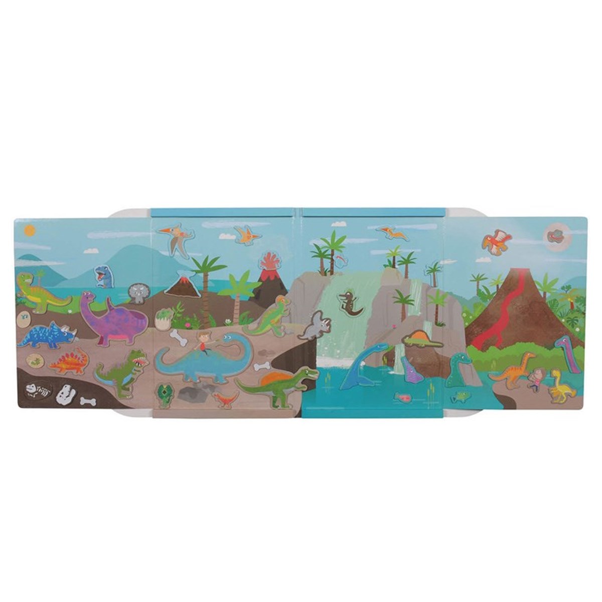 Tiger Tribe Mıknatıslı Oyun Seti-Dino World