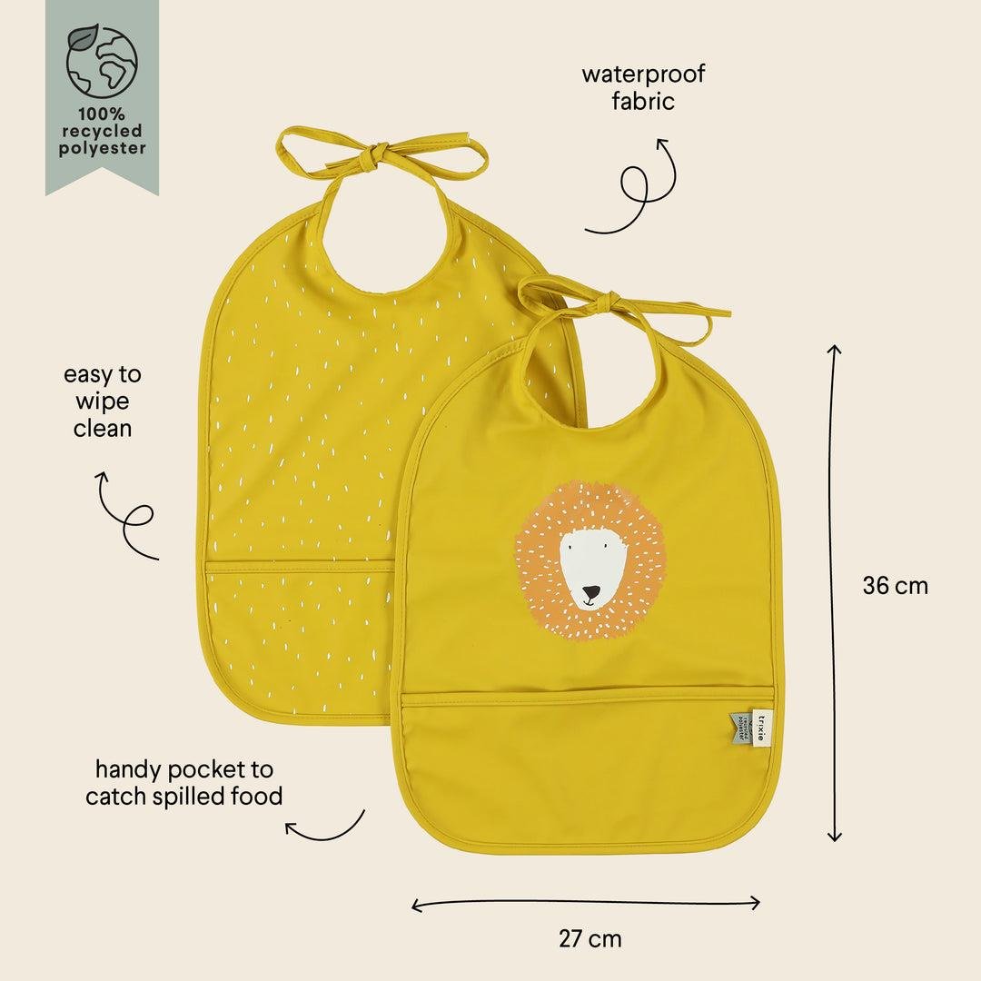 Trixie-Waterproof Bib-Mr Lion Sugeçirmez Önlük 2'li