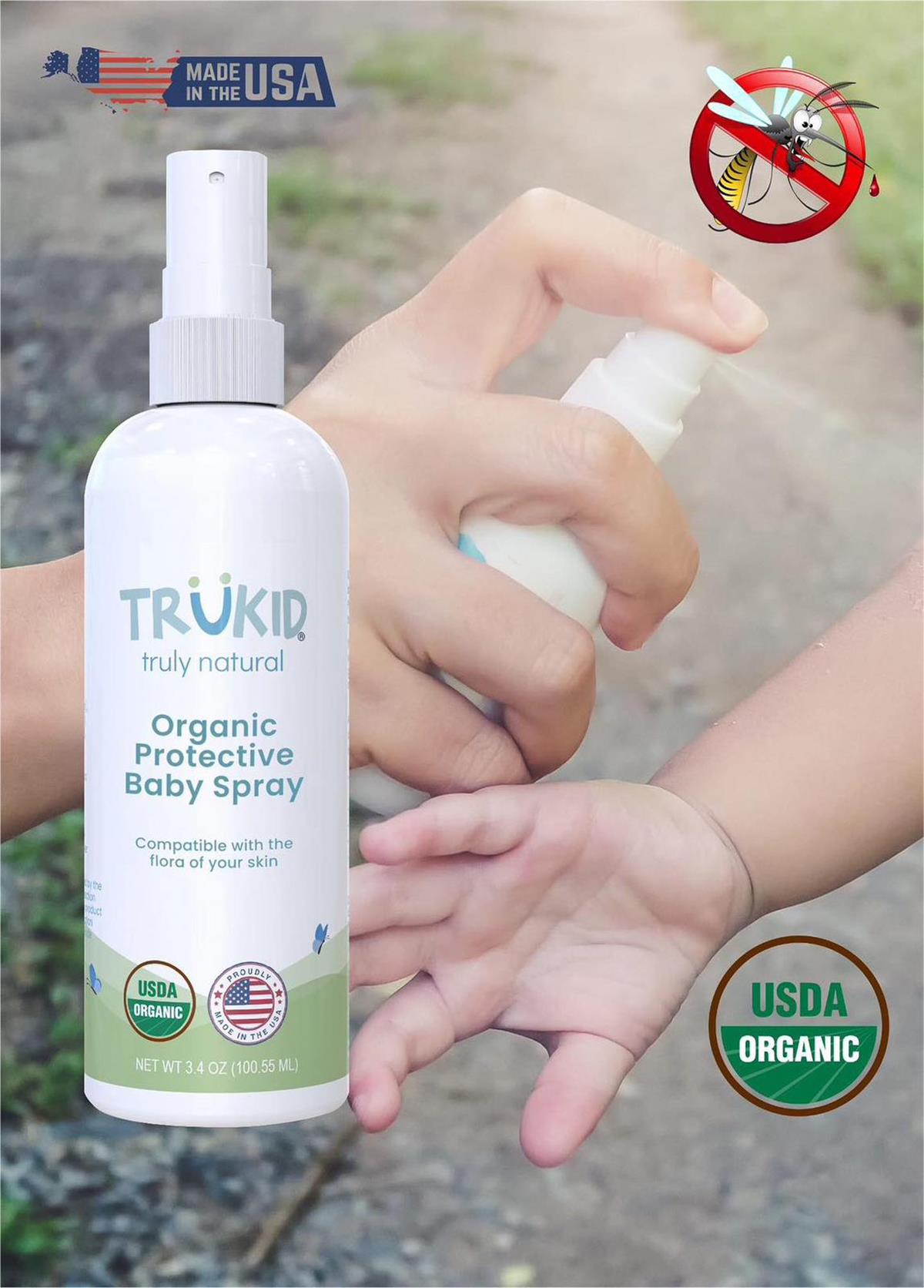 Trubaby-Organik Koruyucu Bebek Spreyi