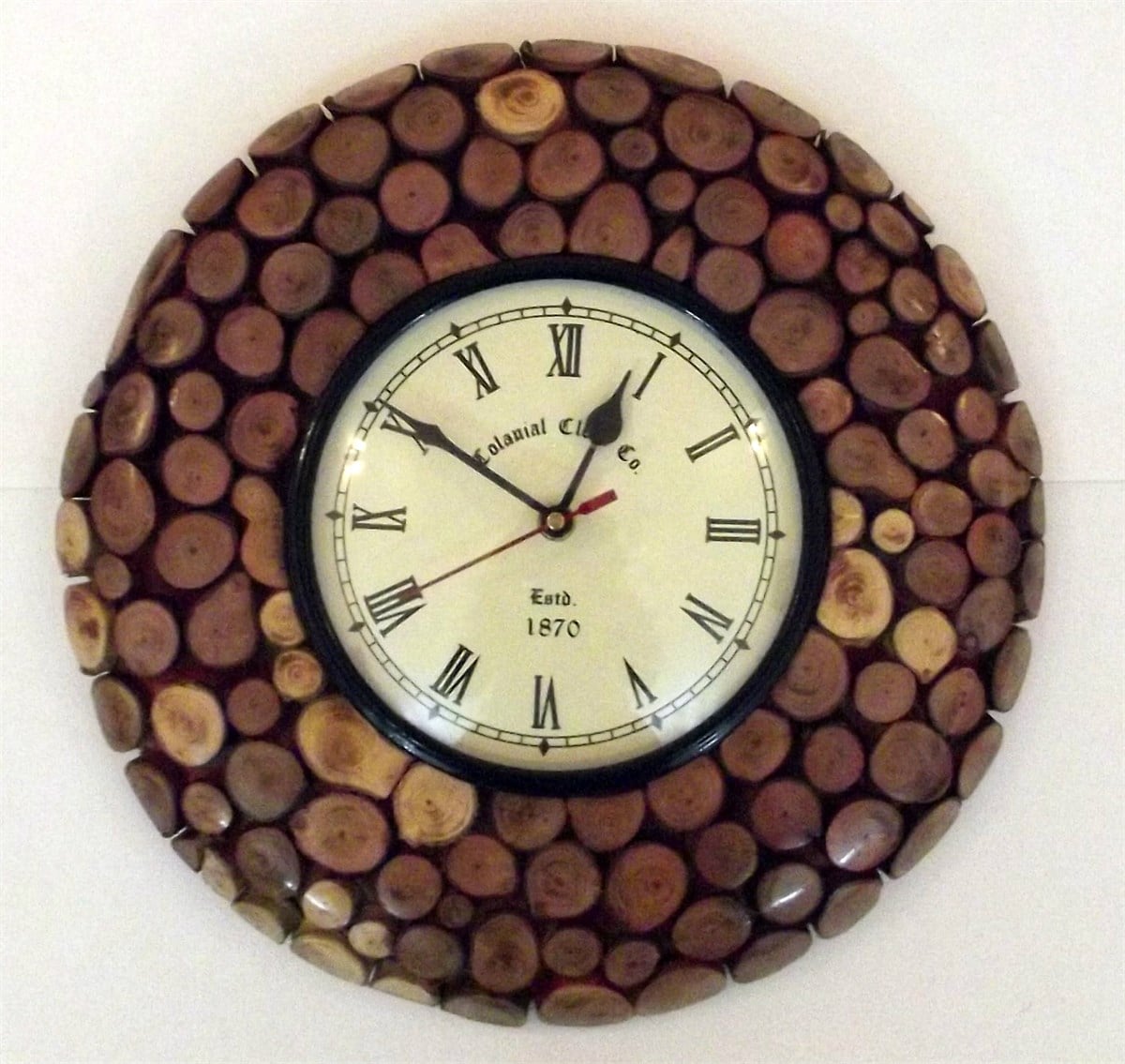 Ahşap Retro Duvar Saati 