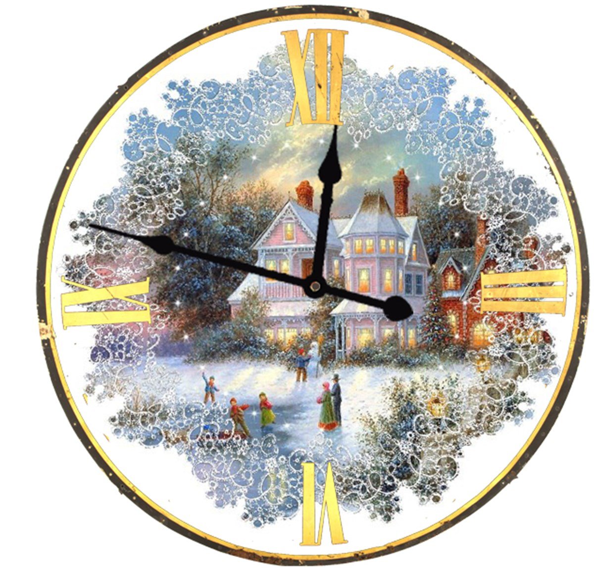 Ahşap Retro Duvar Saati 