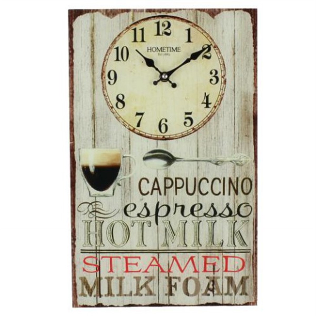 Ahşap Retro Duvar Saati 
