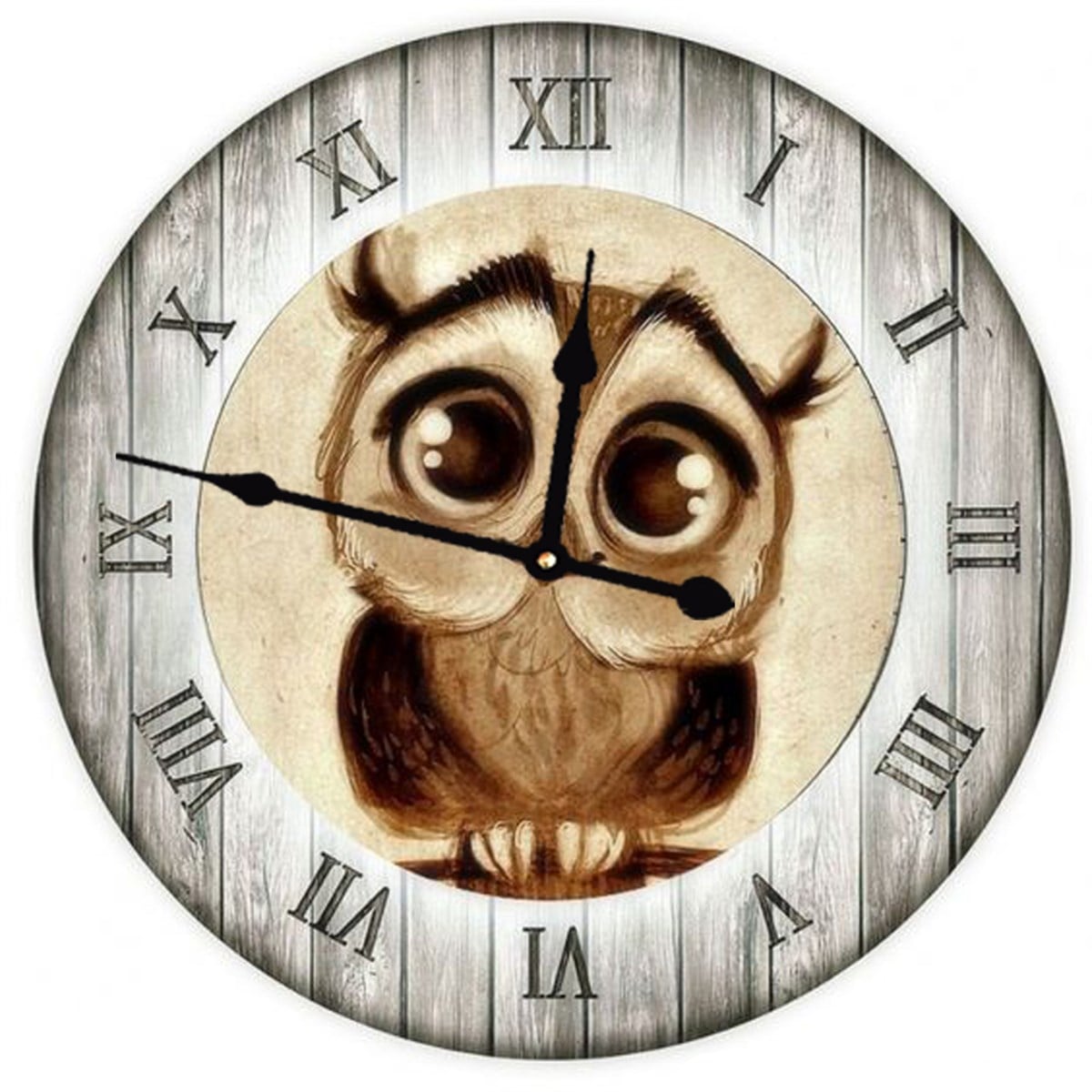 Ahşap Retro Duvar Saati 