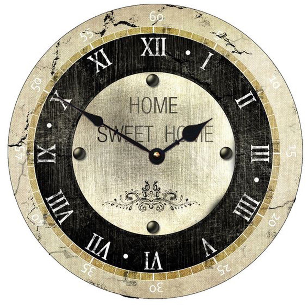 Ahşap Retro Duvar Saati 